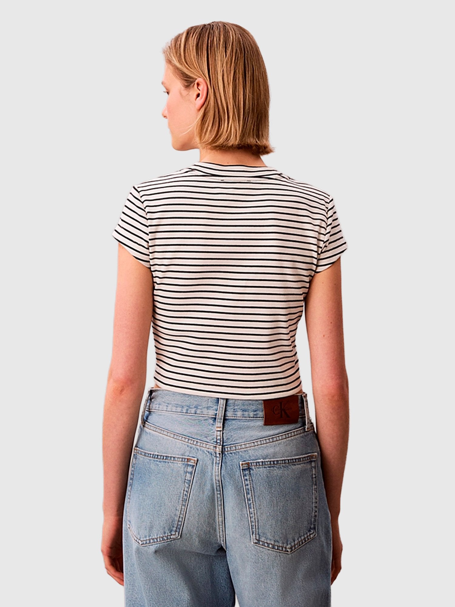 32256 - STRIPED_MONOLOGO_BABY_RIB_TEE