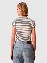 32256 - STRIPED_MONOLOGO_BABY_RIB_TEE