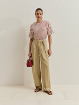 Calças wide leg