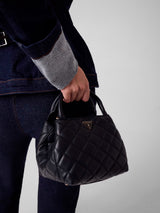 Carteira mini satchel acolchoada Juliet
