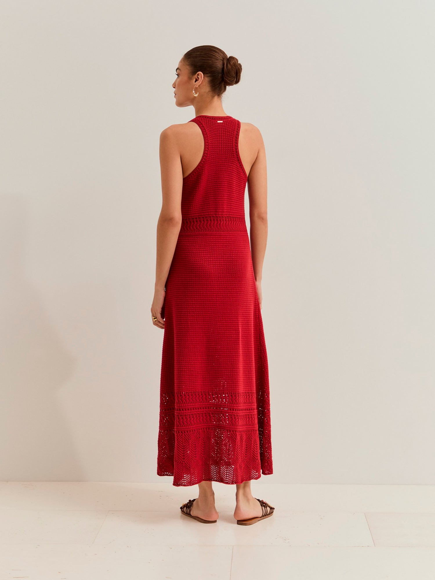 Vestido comprido tricotado