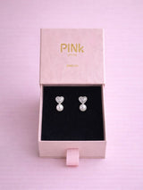 Conjunto Brincos Coração