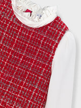 33895 - Conj._vestido_blusa_combinado