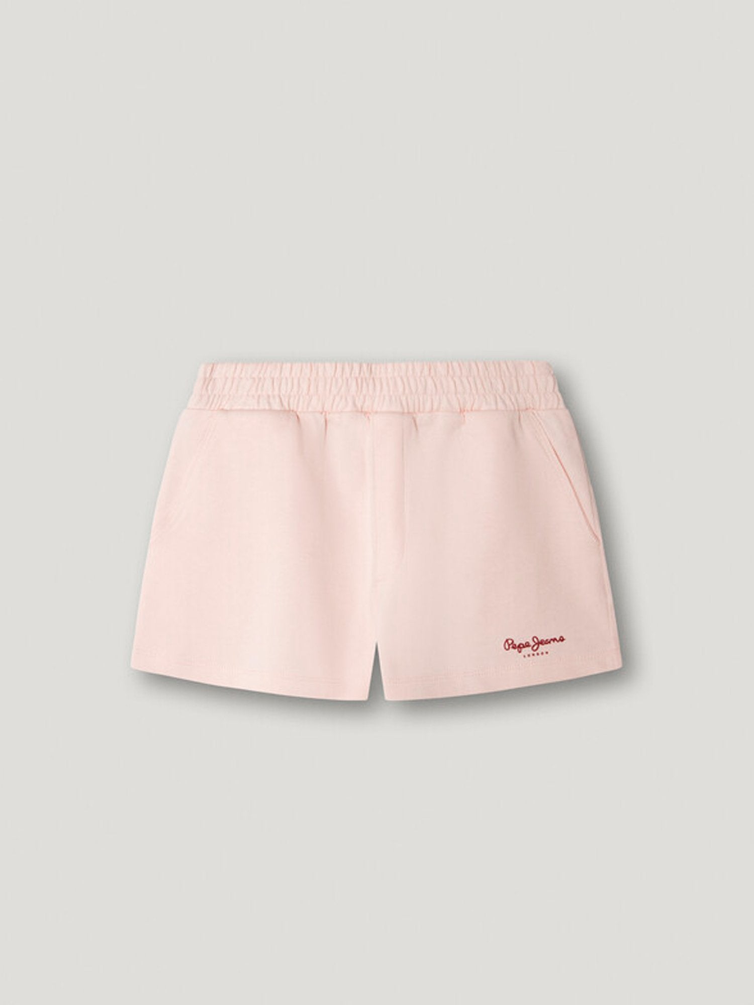 Calções felpa logo estampado