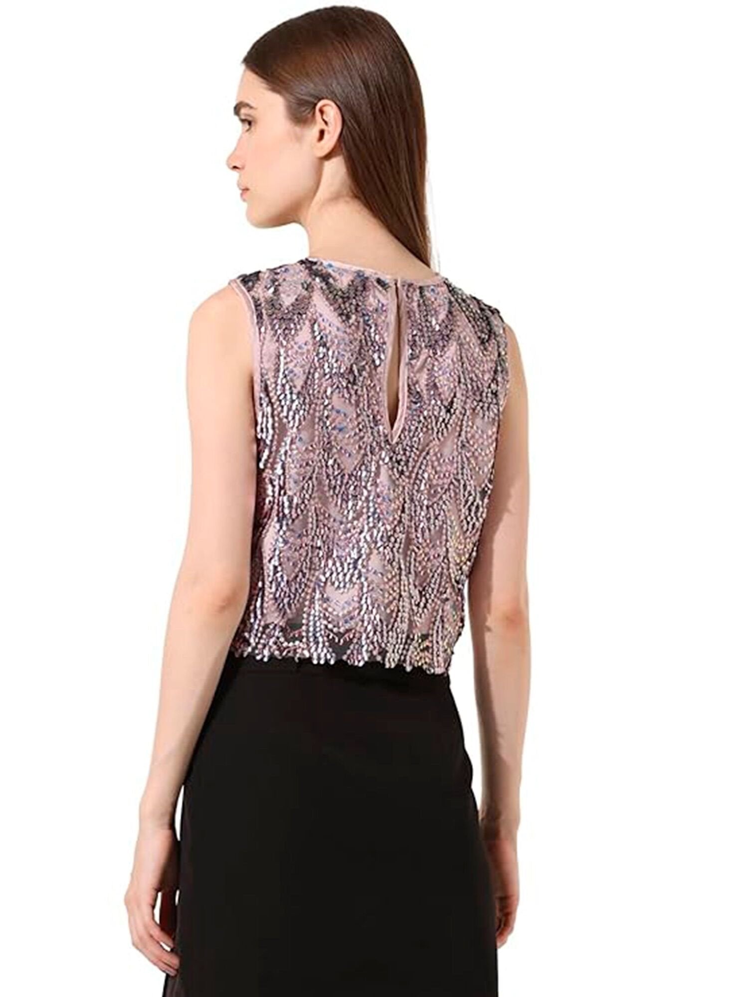 18949 - ONLSHILA_SL_SEQUIN_TOP_WVN