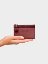 30170 - MONEDERO-TARJ_AUDREE_SAFFIANO_BURDEOS