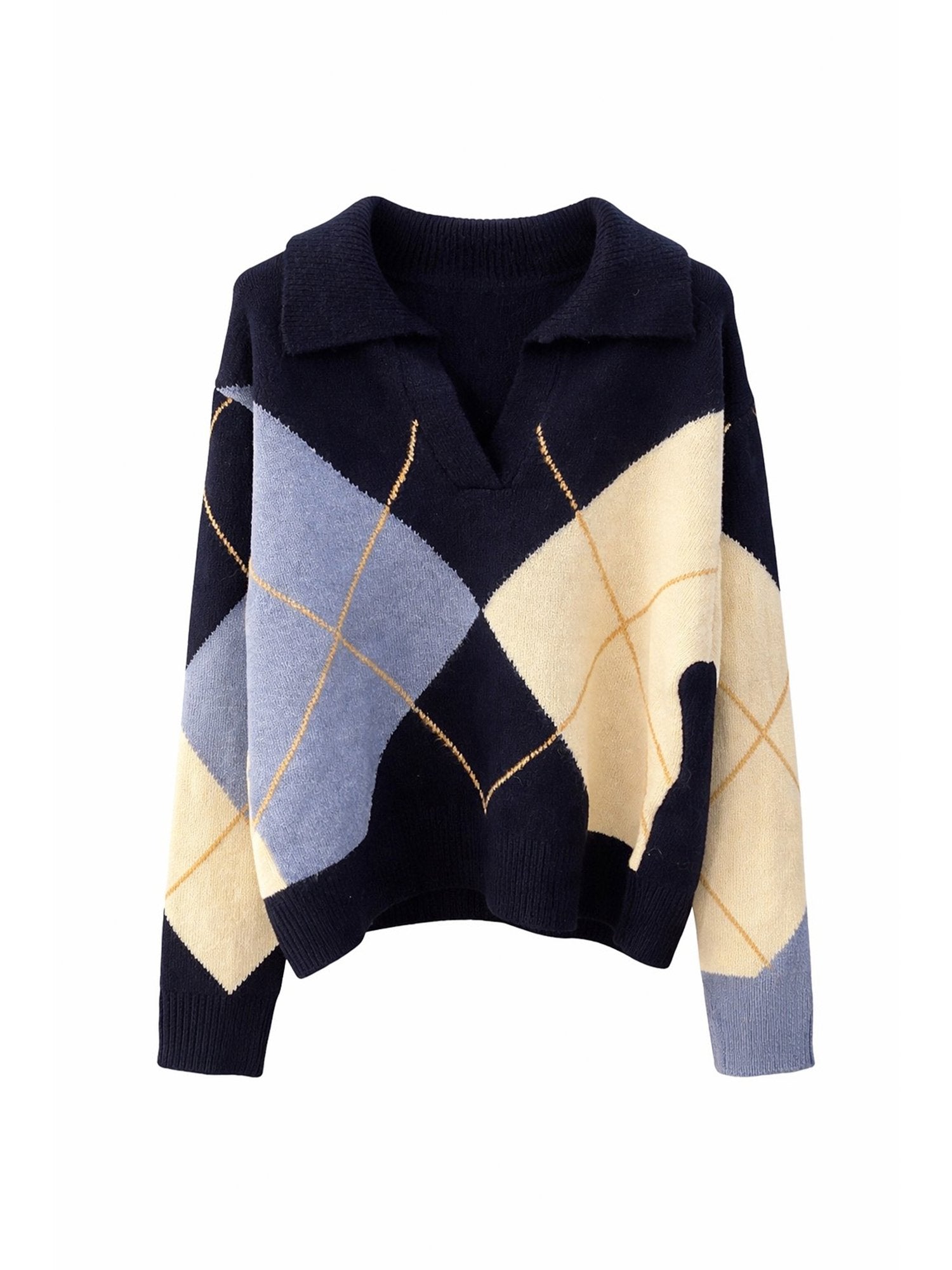 30013 - Camisola_Malha_Losangulo