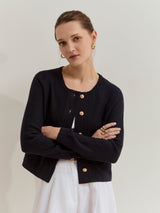 Casaco Curto de Malha