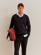 33908 - Camisola_Malha_Decote_Bico
