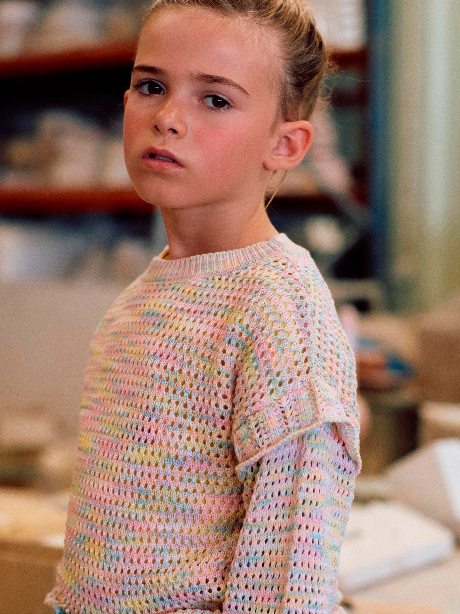 31873 - Camisola_Malha_Menina_Multicolor